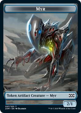 Myr (007) // Elf Warrior Double-Sided Token