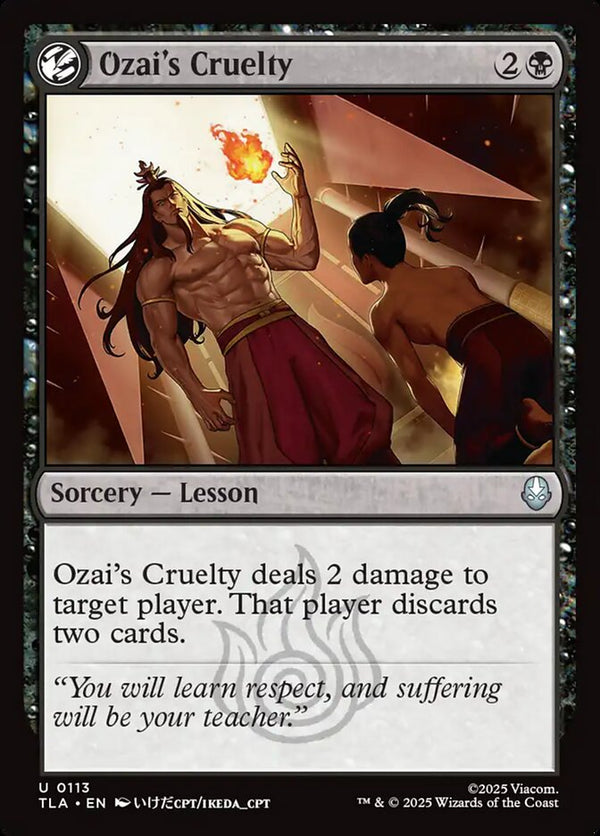 Ozai's Cruelty - Magic: The Gathering