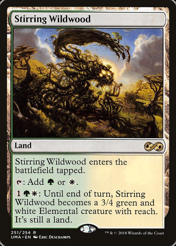 Stirring Wildwood - Magic: The Gathering
