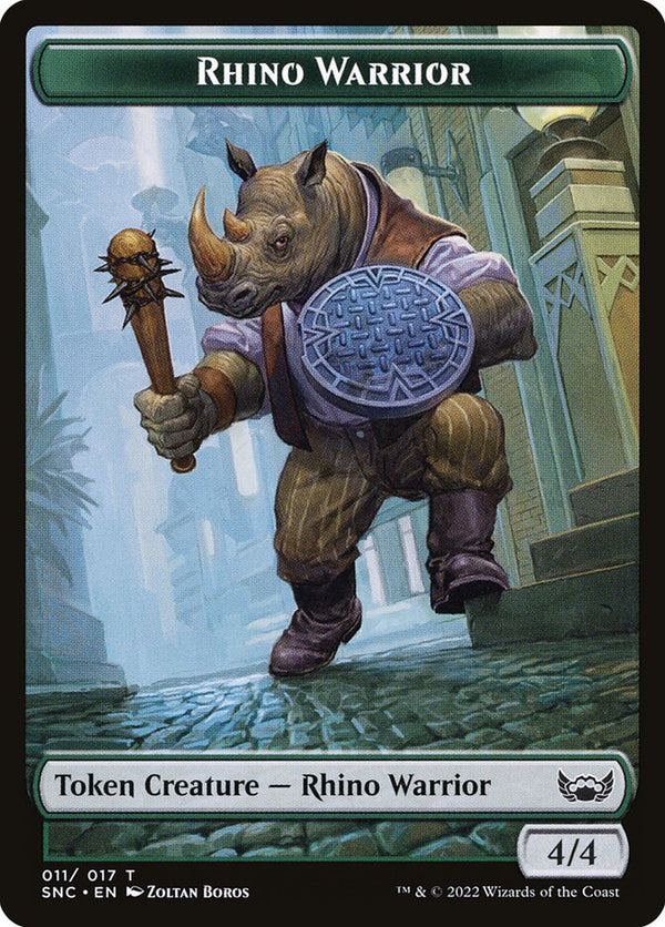 Rhino Warrior Token - Magic: The Gathering