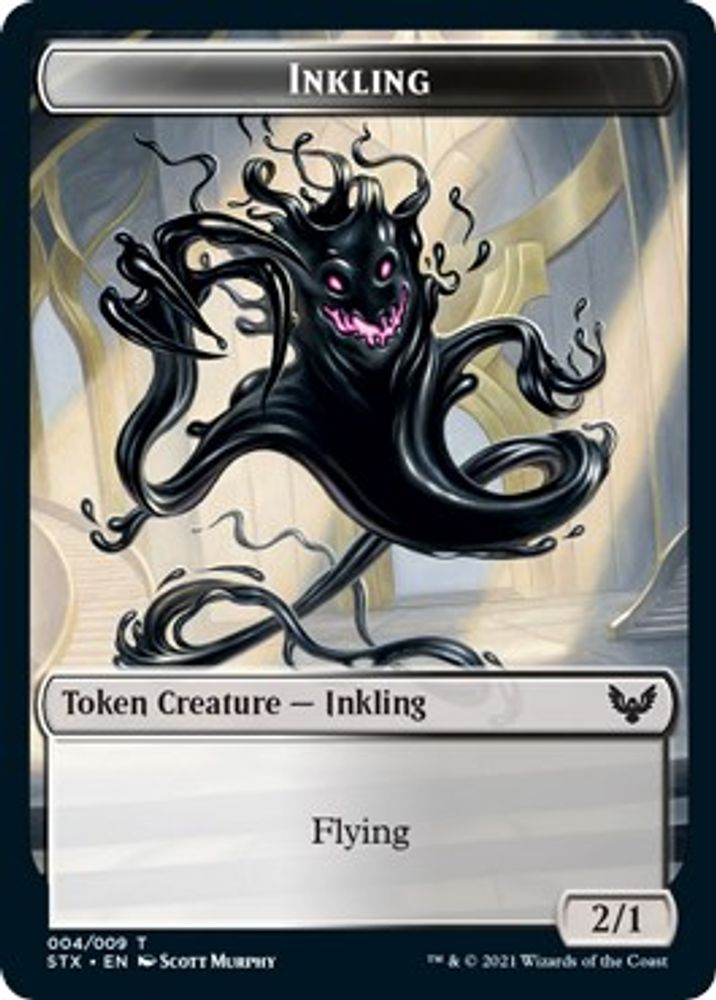 Inkling (4) // Spirit (6) Double-Sided Token - DUPLICATE