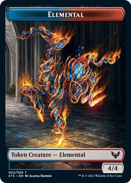 Elemental (2) // Spirit Double-Sided Token