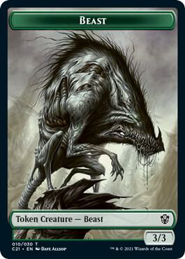 Beast (010) // Whale Double-Sided Token