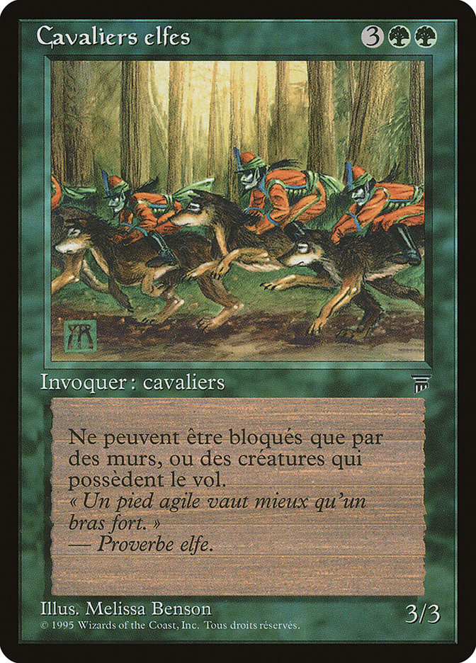 Elven Riders (French) - "Cavaliers elfes"