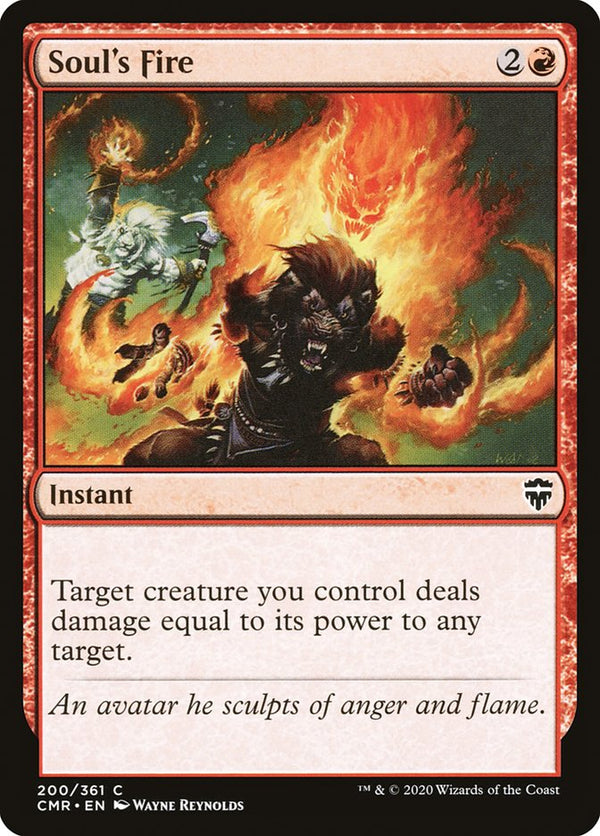 Soul's Fire - Magic: The Gathering
