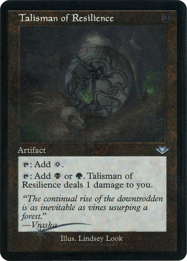 Talisman of Resilience (Retro Frame) (Foil Etched) - Magic: The Gathering