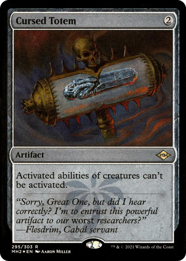 Cursed Totem (Foil Etched) - Magic: The Gathering