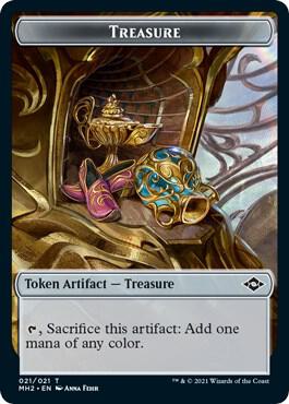 Treasure (021) // Golem Double-Sided Token