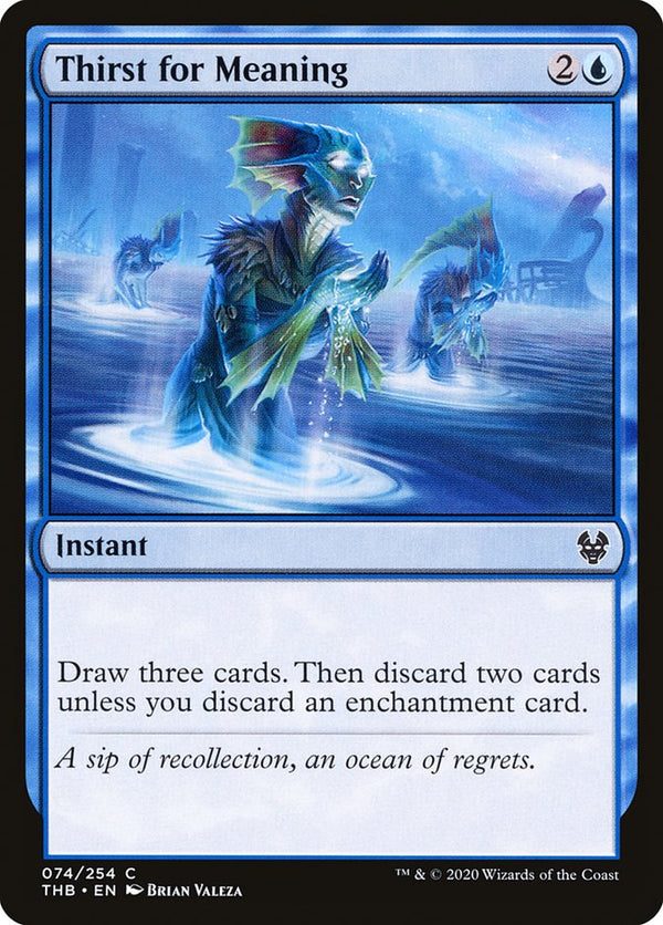 Thirst for Meaning - Magic: The Gathering