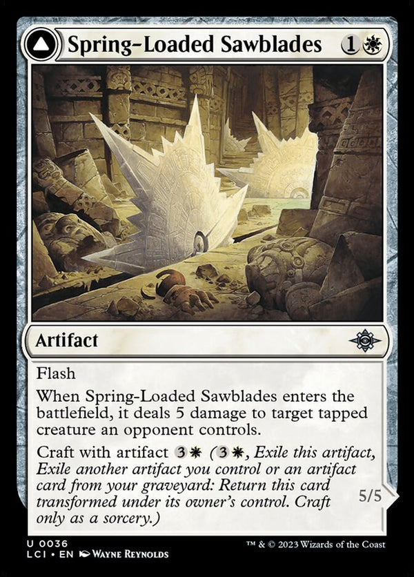 Spring-Loaded Sawblades - Magic: The Gathering