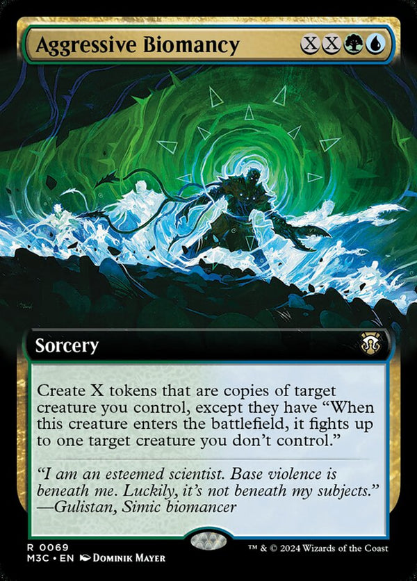 Aggressive Biomancy (Extended Art) - Magic: The Gathering