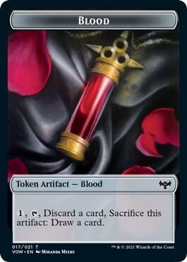 Blood // Zombie (005) Double-Sided Token