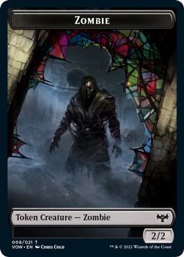 Zombie (008) // Human Soldier Double-Sided Token