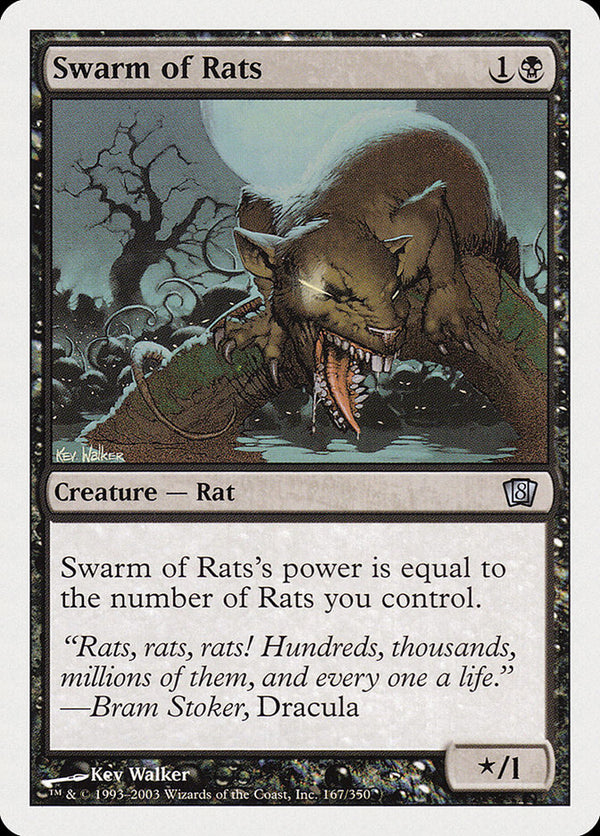 Swarm of Rats - Magic: The Gathering