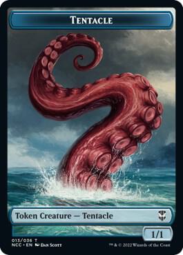 Tentacle // Champion of Wits Double-Sided Token - Magic: The Gathering