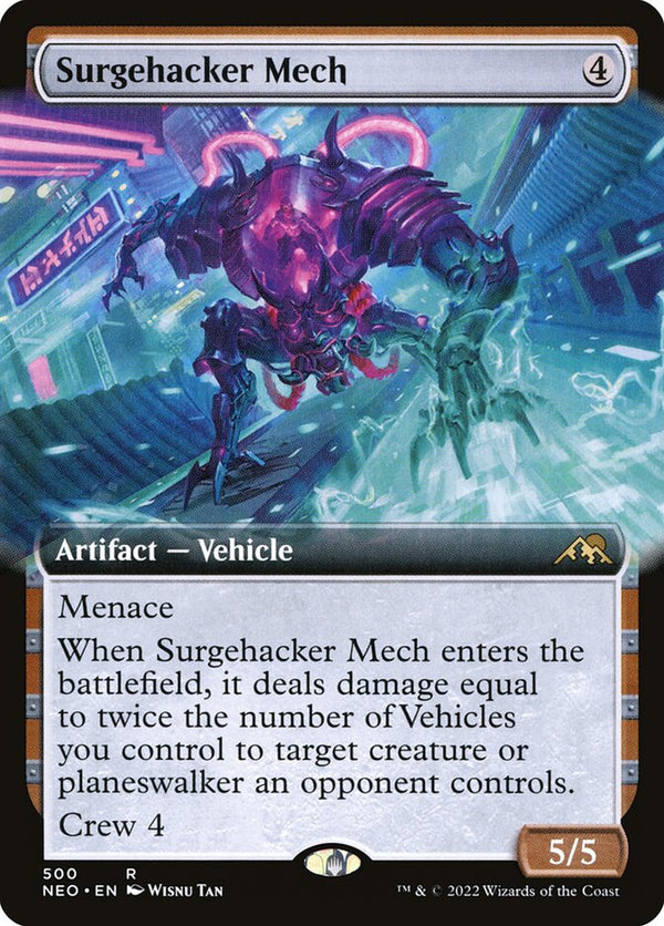 Surgehacker Mech (Extended Art) - Magic: The Gathering
