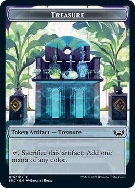 Treasure (016) // Wizard Double-Sided Token