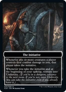 The Initiative // Undercity Double-Sided Token - Magic: The Gathering