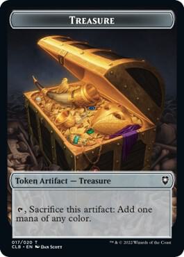 Treasure // Demon Double-Sided Token
