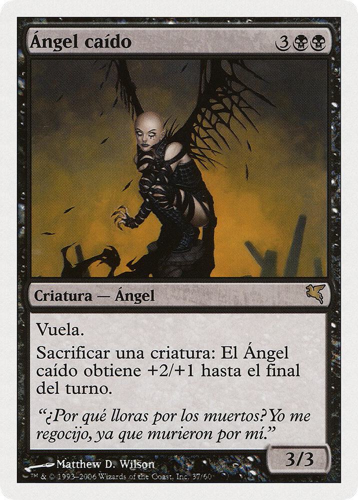 Fallen Angel (Spanish) - "Ángel caído"