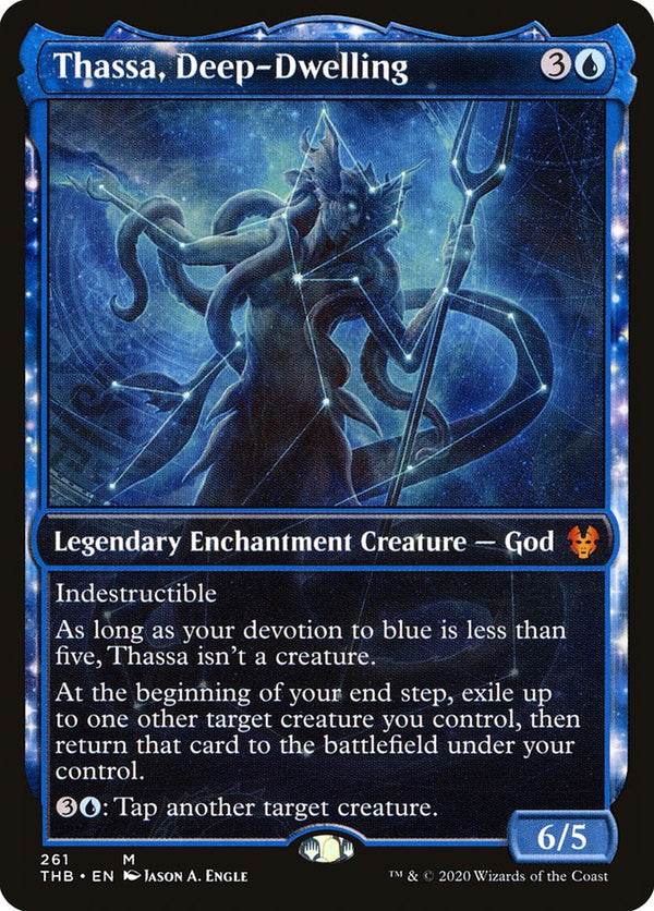 Thassa, Deep-Dwelling (Showcase) - Magic: The Gathering