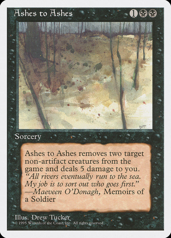 Ashes to Ashes - Magic: The Gathering