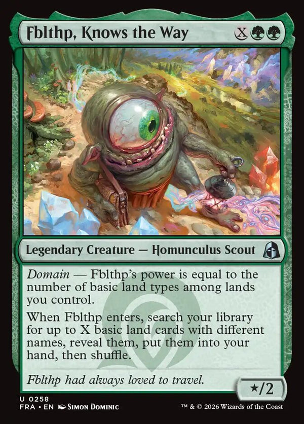 Fblthp, Knows the Way (FRA 258) - Magic: The Gathering
