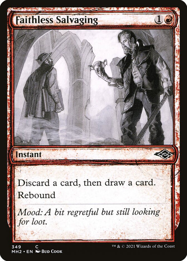Faithless Salvaging (Showcase) - Magic: The Gathering