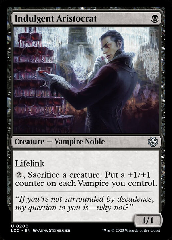 Indulgent Aristocrat - Magic: The Gathering