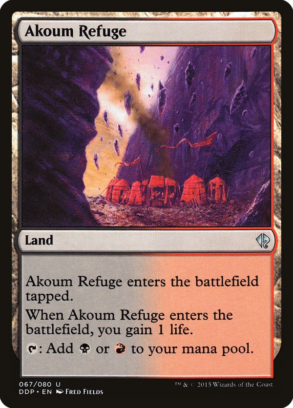 Akoum Refuge - Magic: The Gathering