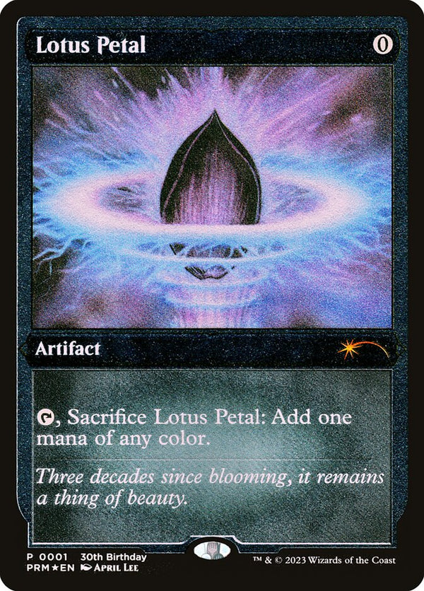 Lotus Petal (Foil Etched) - Magic: The Gathering