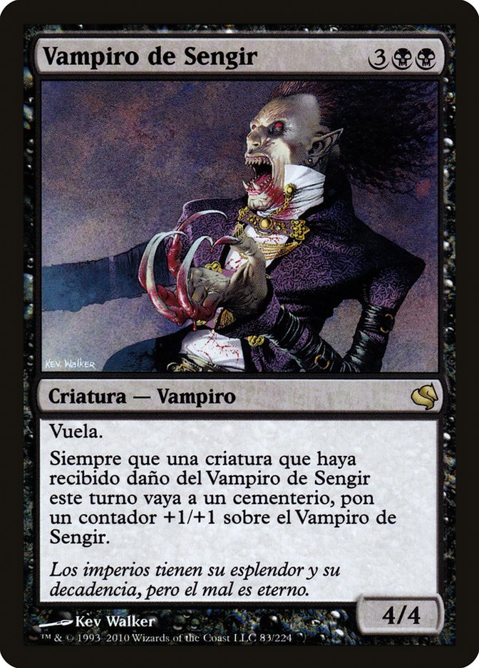 Sengir Vampire (Spanish) - "Vampiro de Sengir"