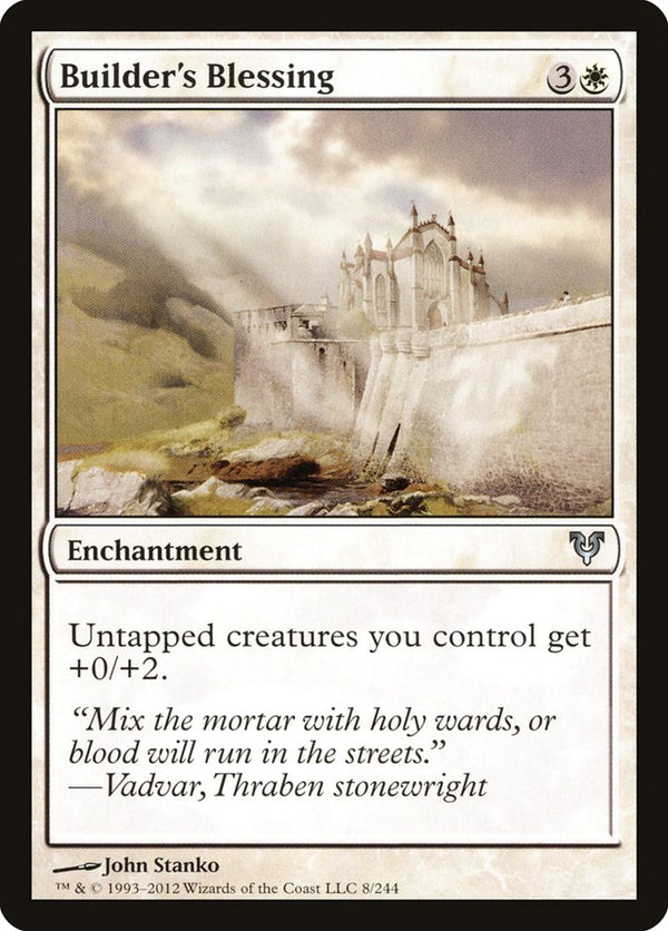 Builder's Blessing - Magic: The Gathering