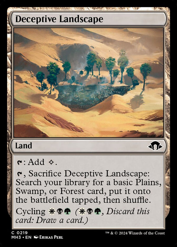 Deceptive Landscape - Magic: The Gathering