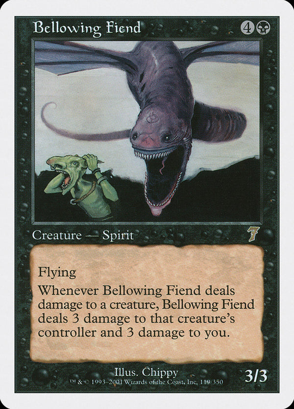 Bellowing Fiend - Magic: The Gathering