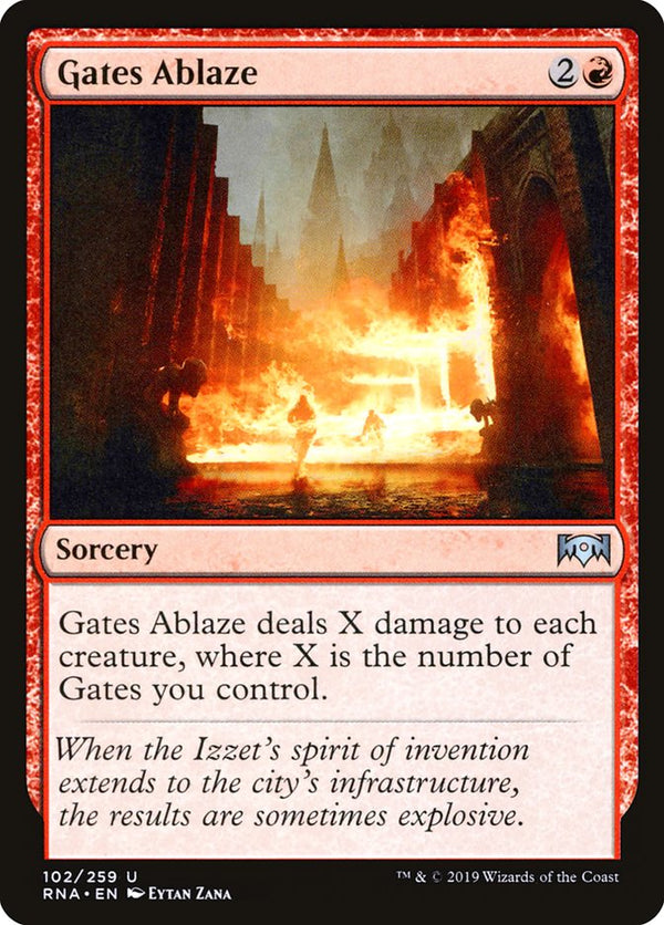 Gates Ablaze - Magic: The Gathering