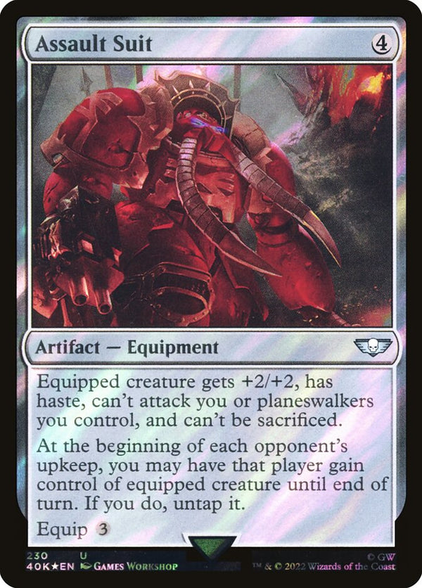 Assault Suit (Surge Foil) - Magic: The Gathering
