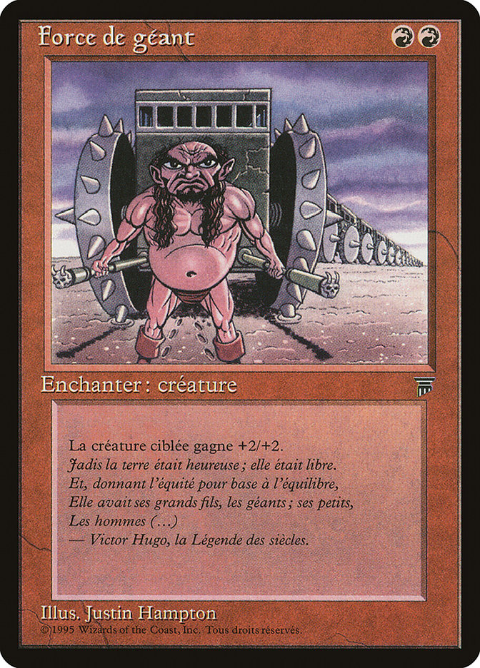 Giant Strength (French) - "Force de geant"