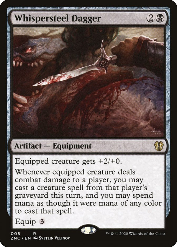Whispersteel Dagger - Magic: The Gathering
