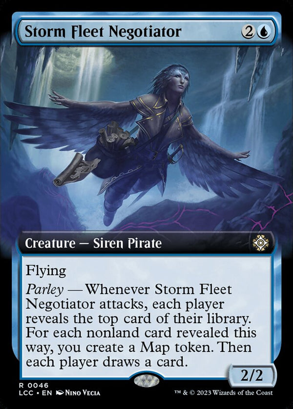 Storm Fleet Negotiator (Extended Art) - Magic: The Gathering