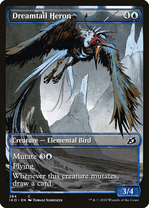 Dreamtail Heron (Showcase) - Magic: The Gathering