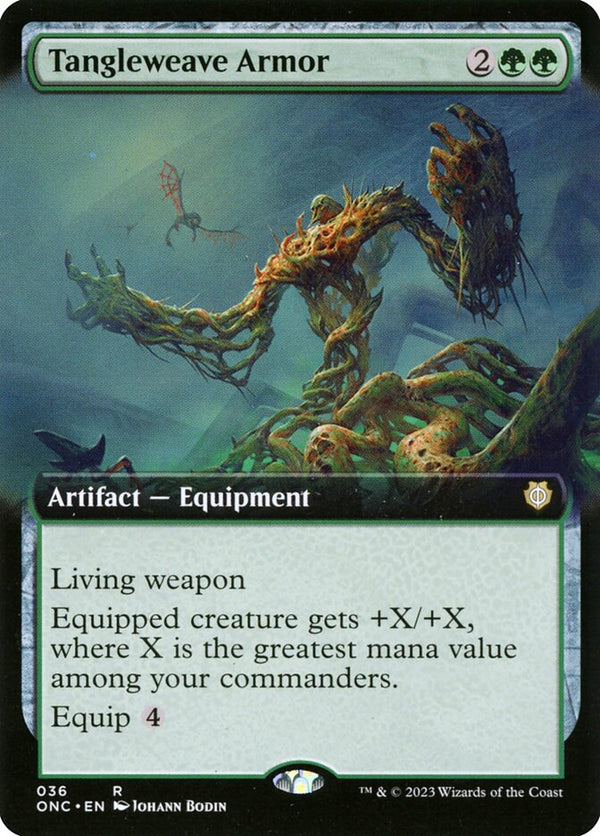 Tangleweave Armor (Extended Art) - Magic: The Gathering
