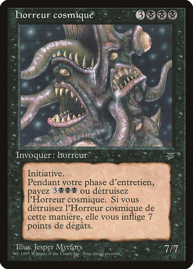 Cosmic Horror (French) - "horreur cosmique"