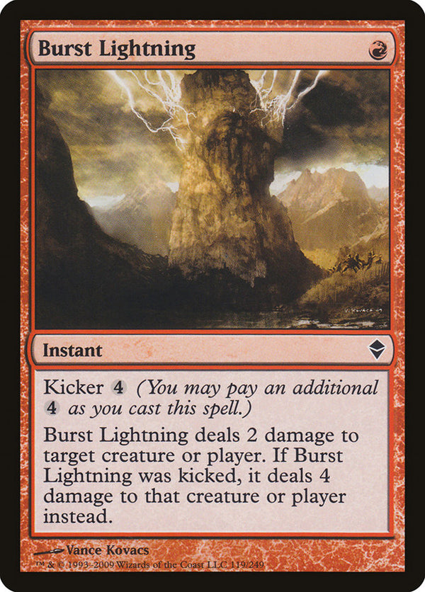 Burst Lightning - Magic: The Gathering