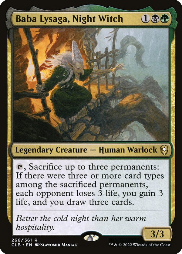 Baba Lysaga, Night Witch - Magic: The Gathering