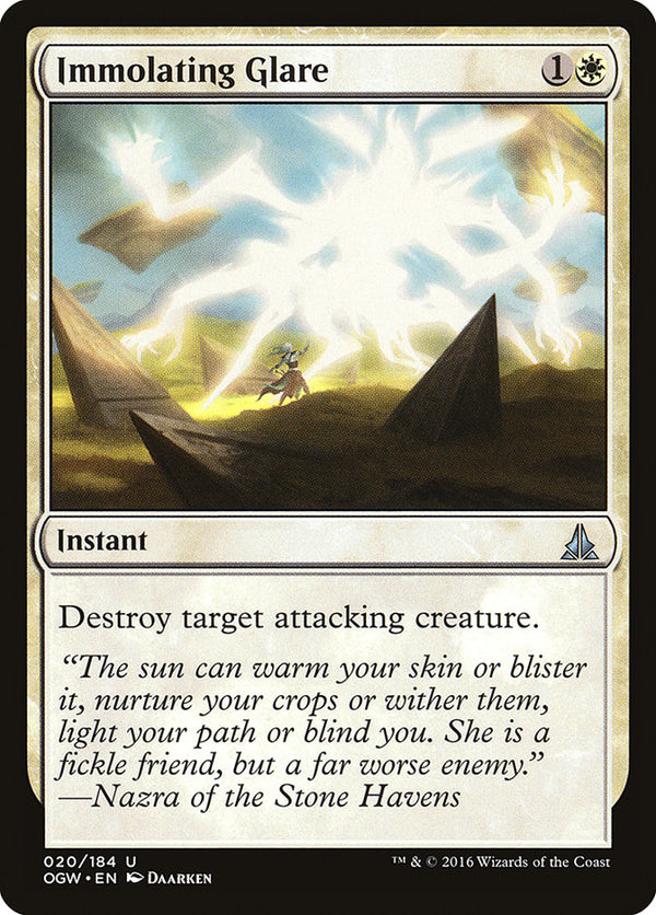 Immolating Glare - Magic: The Gathering