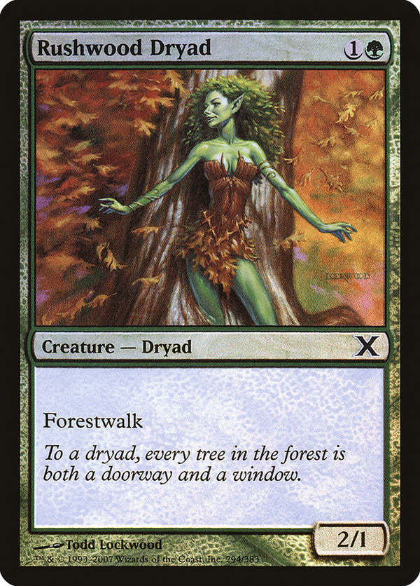 Rushwood Dryad - Magic: The Gathering