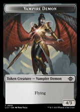 Vampire Demon Token - Magic: The Gathering