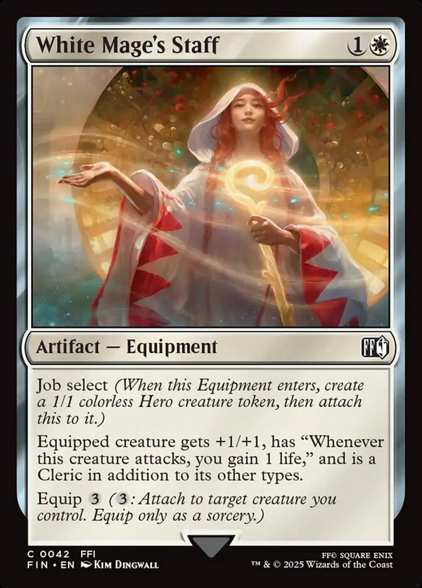 White Mage's Staff - Magic: The Gathering