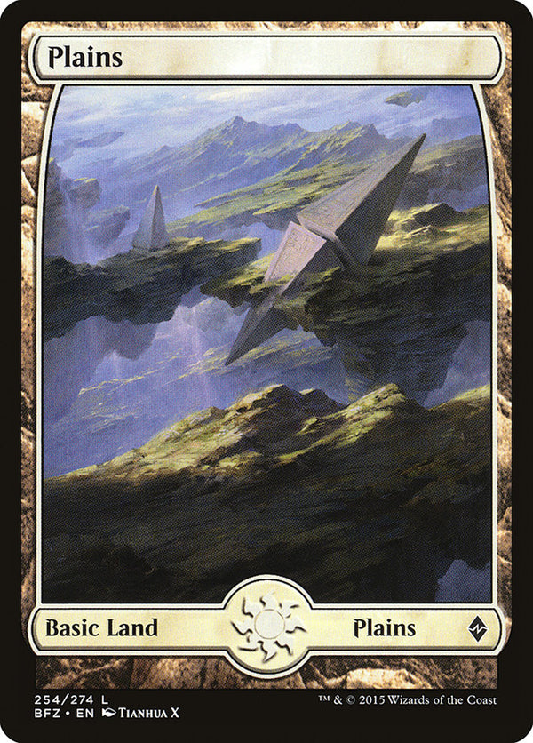 Plains (254) - Full Art - Magic: The Gathering